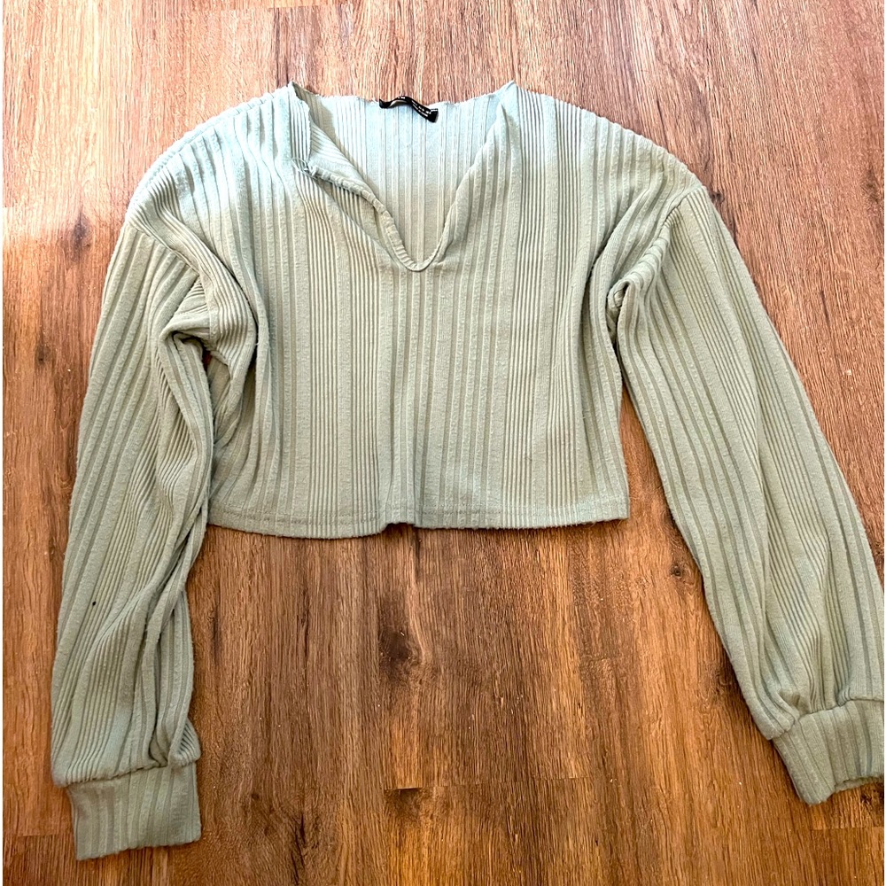 Worn 1 time Mint colored Shein Top!